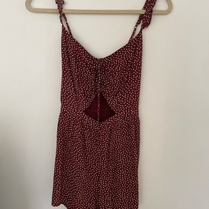 Abercrombie & Fitch cut out tank romper